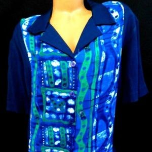 CAPISTRANO ESSENTIALS NAVY BLUE CRINKLE TOP 22/24